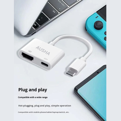 USB Type C to HDMI 4K with 100W PD Charging