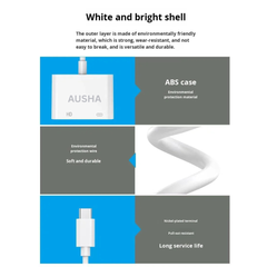 USB Type C to HDMI 4K with 100W PD Charging