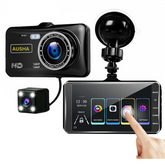 Full HD Dash Cam - Dual Camera (Front & Rear) & 4 inch Touch Screen