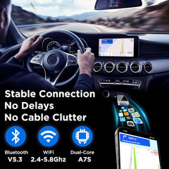 Wireless Car Adapter for Android Auto & CarPlay