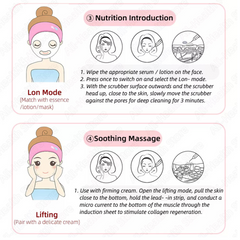 Ultrasonic Skin Cleansing & Lifting Face Scrubber