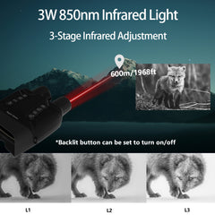 4K Night Vision Binoculars with Builtin Battery