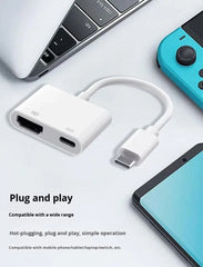 USB Type C to HDMI 4K Adapter & 100W PD Charging
