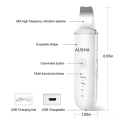 Ultrasonic Skin Cleansing & Lifting Face Scrubber