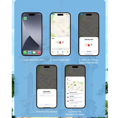Smart Tracker Tag works with Apple Find My