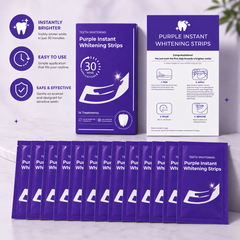 Purple Teeth Whitening Strips