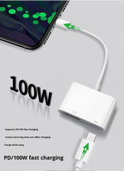 USB Type C to HDMI 4K Adapter & 100W PD Charging