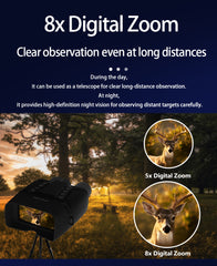 4K Night Vision Binoculars with Builtin Battery