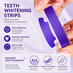 Purple Teeth Whitening Strips