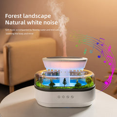 Raindrop Forest Aroma Diffuser with White Noise & RGB Light