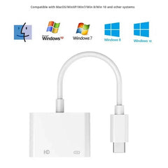 USB Type C to HDMI 4K Adapter & 100W PD Charging