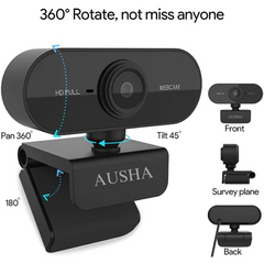 Webcam 1080P Full HD with Microphone