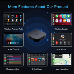 Android Auto & CarPlay Wireless Car Adapter