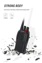 Ausha B88S License-Free UHF Radio (Up to 5 km Range)