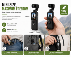 AUSHA 4K Smart Vlog Camera with AI Tracking & Handheld Gimbal