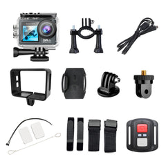 AUSHA 5k Action Camera with 30fps with EIS , Wifi, Dual Screen
