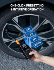 Cordless Tyre Inflator for Car & Bike with 4000mAh Battery