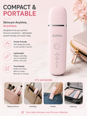 AUSHA Ultrasonic Skin Cleansing & Lifting Face Scrubber