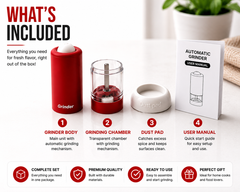 AUSHA Automatic Electric Salt & Pepper Grinder