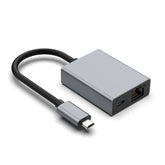 USB-C to PD 100W + 2.5 Gbps RJ45 LAN Adapter