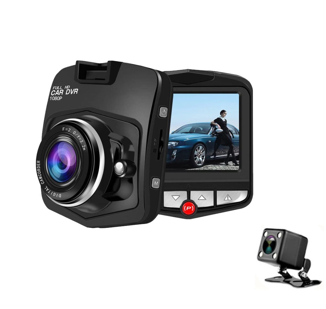 Full HD Dual Car Dashboard Camera (Front Rear) – AUSHA