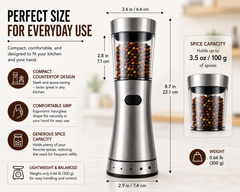 AUSHA USB Rechargeable Electric Spice Grinder