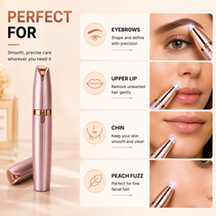 AUSHA USB Rechargeable Eyebrow Trimmer for Women