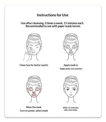 AUSHA 7 Color LED Light Therapy Facial Mask