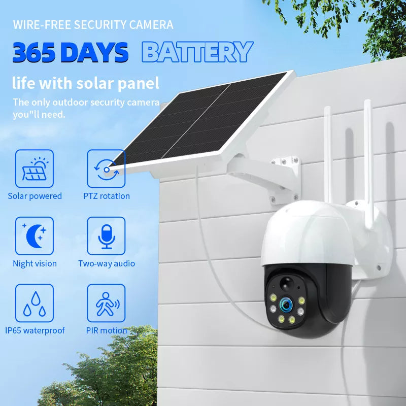 Full HD Solar Battery Powered 4G Sim Camera