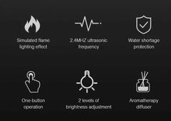Aroma Diffuser Mist Humidifier with Remote