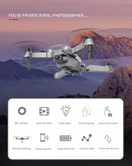 4K HD WiFi  FPV Drone Camera for Adults and Kids
