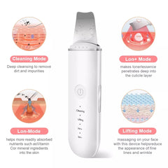 Ultrasonic Skin Cleansing & Lifting Face Scrubber