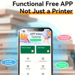 A4 Wireless Portable Mini Thermal Printer