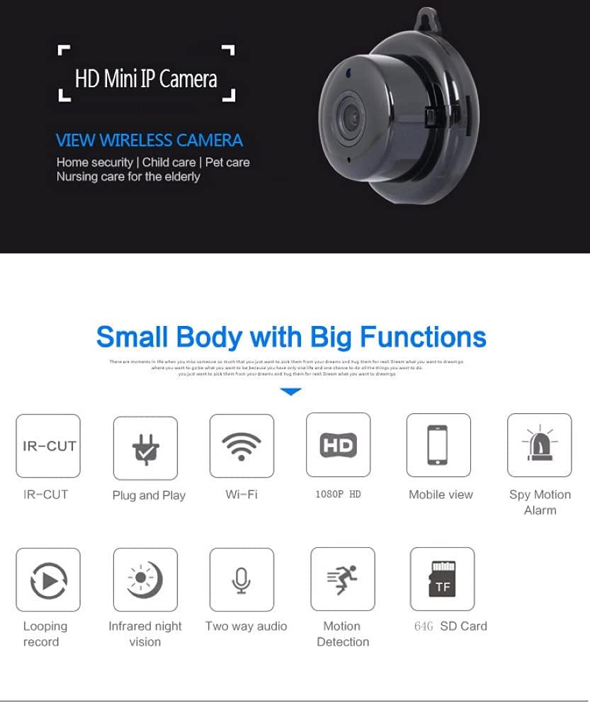 Two Way Audio Home Security WiFi Camera