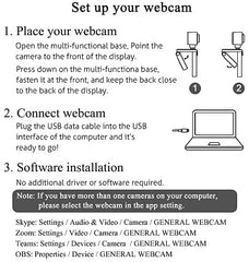 Executive Webcam 2k for Desktop Laptop