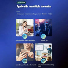 Collar Omnidirectional Lavalier Microphone