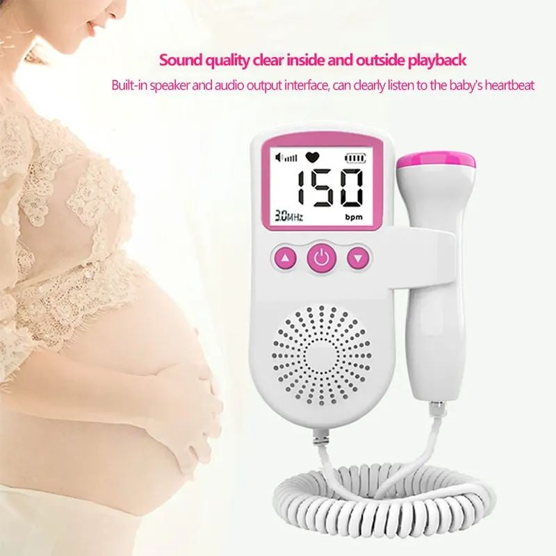 Fetal Doppler Baby Heart Rate Detector