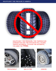 TPMS with 6 External Sensors for Trucks, Cars