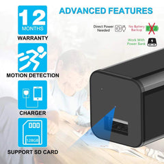 Full HD WiFi Mobile Charger Camera