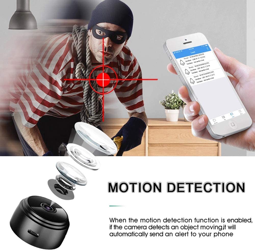 WiFi Camera with Night Vision and Battery