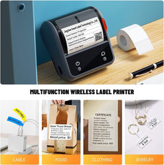 B3S Inkless Printing Bluetooth Thermal Label Printer - 3 Inch