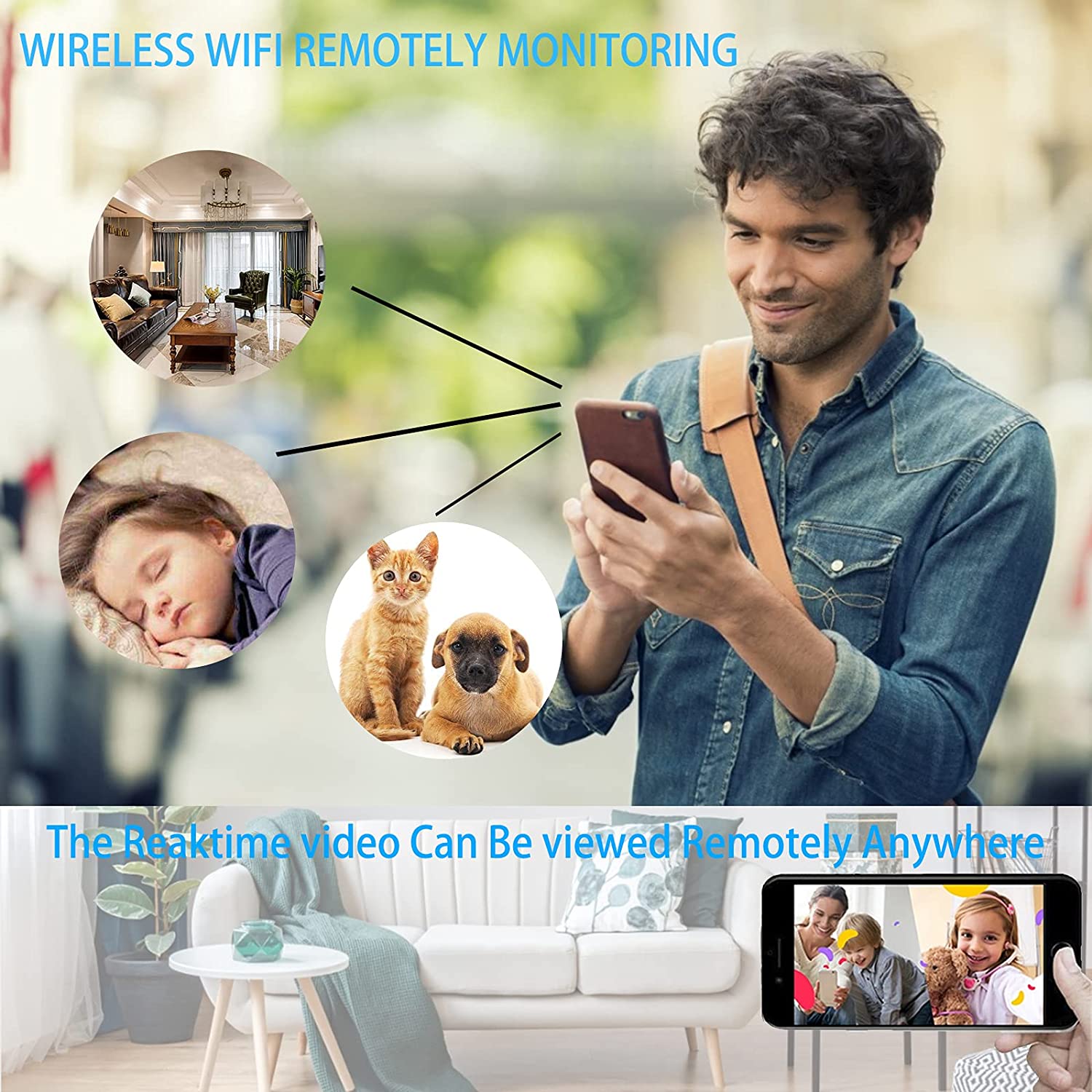 Full HD WiFi Mobile Charger Camera
