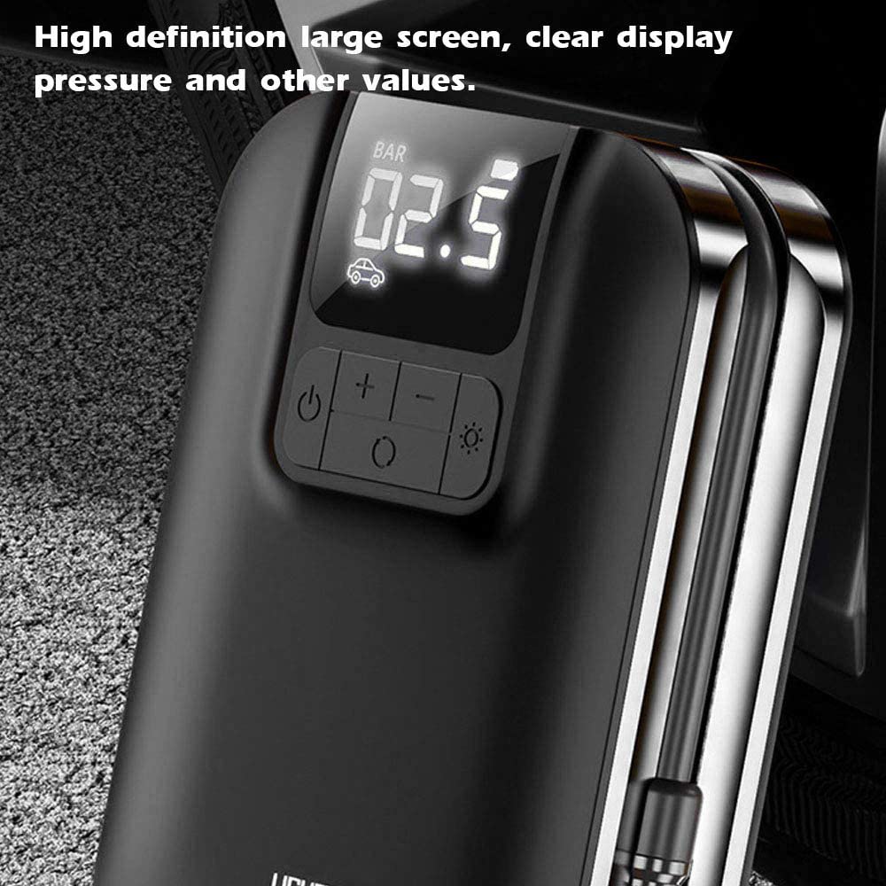 Portable Air Pump with 5000mAh Battery And Torch