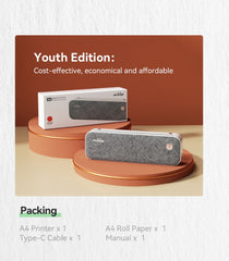 A4 Wireless Portable Mini Thermal Printer