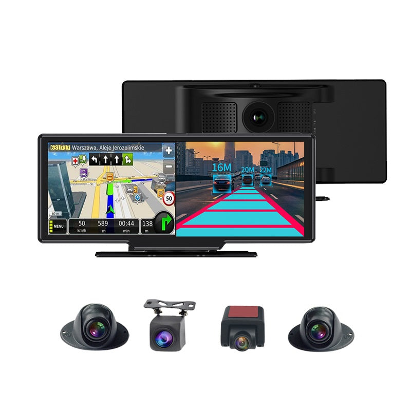 360 Degree Android Dash Camera ( FRONT+ REAR+LEFT +RIGHT )
