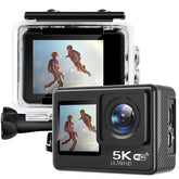 5K Action Camera with 30fps with EIS , Wifi, Dual Touch Screen, Remote Control