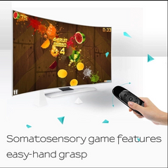 Smart Air Mouse Rechargeable Remote with Keyboard