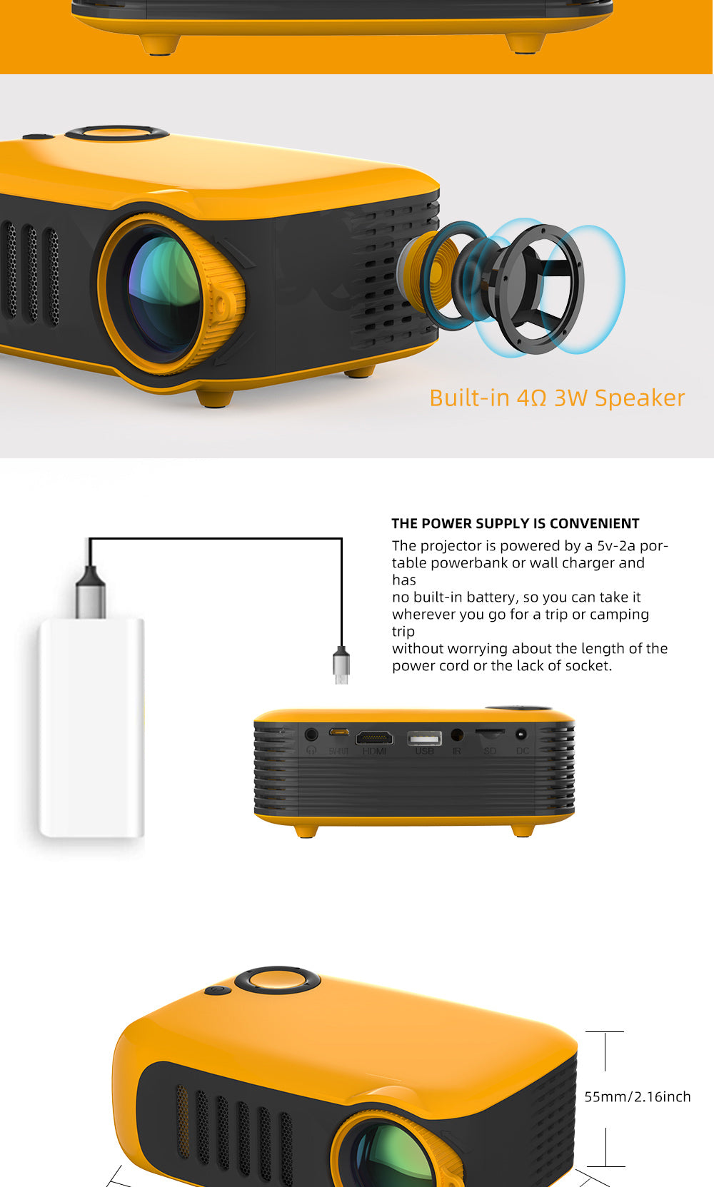 PROJECTOR Full HD Led Portable Projector