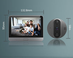 Wireless WiFi Smart Video Doorbell with Display Screen