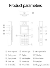 1080P Full HD Body Worn Camera (up to 5 hours recording time)